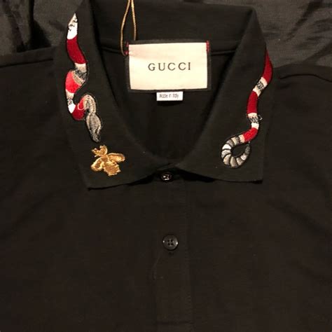 gucci snake polo fake|white gucci shirt with snake.